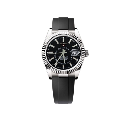 SKY DWELLER BLACK (RUBBER)