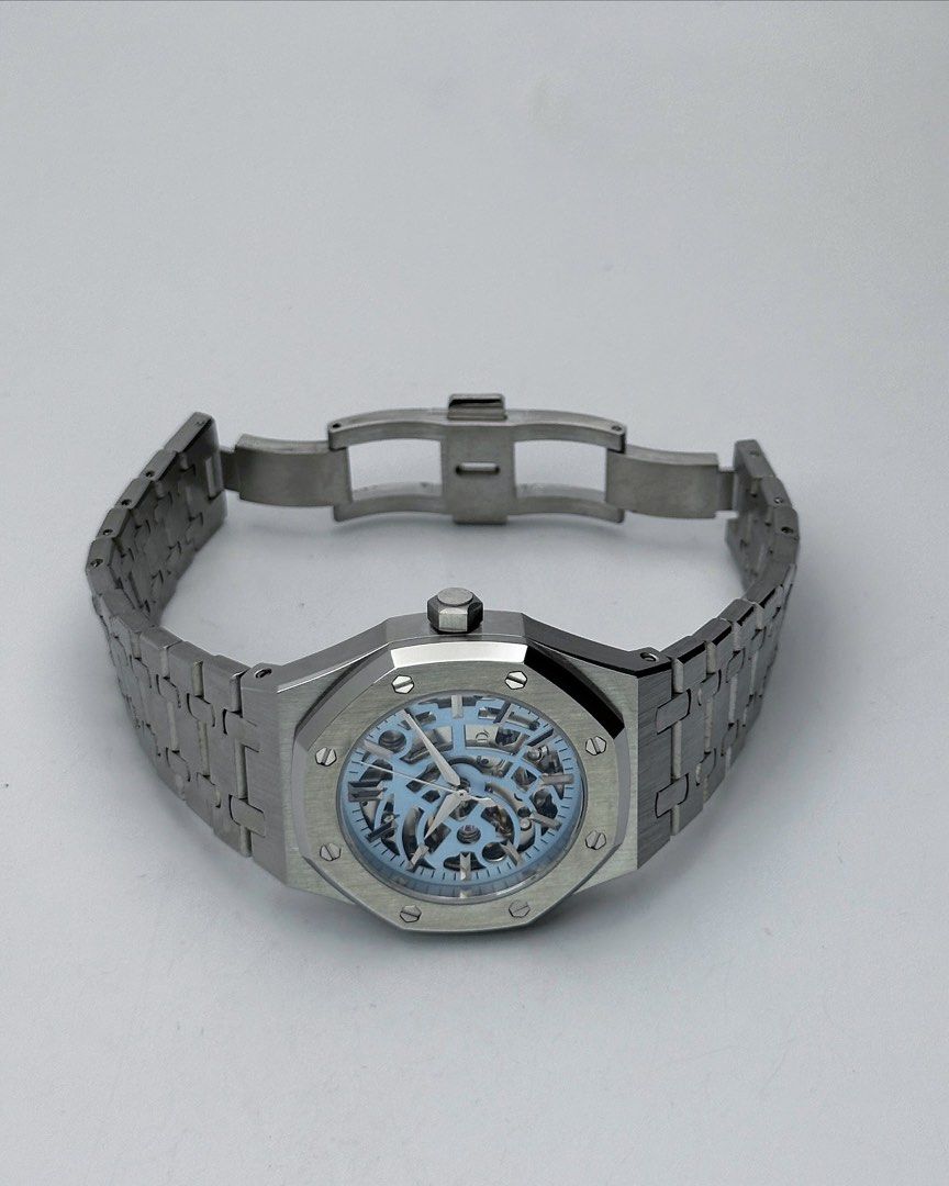 ROYAL OAK BABY BLUE SKELETON MOD