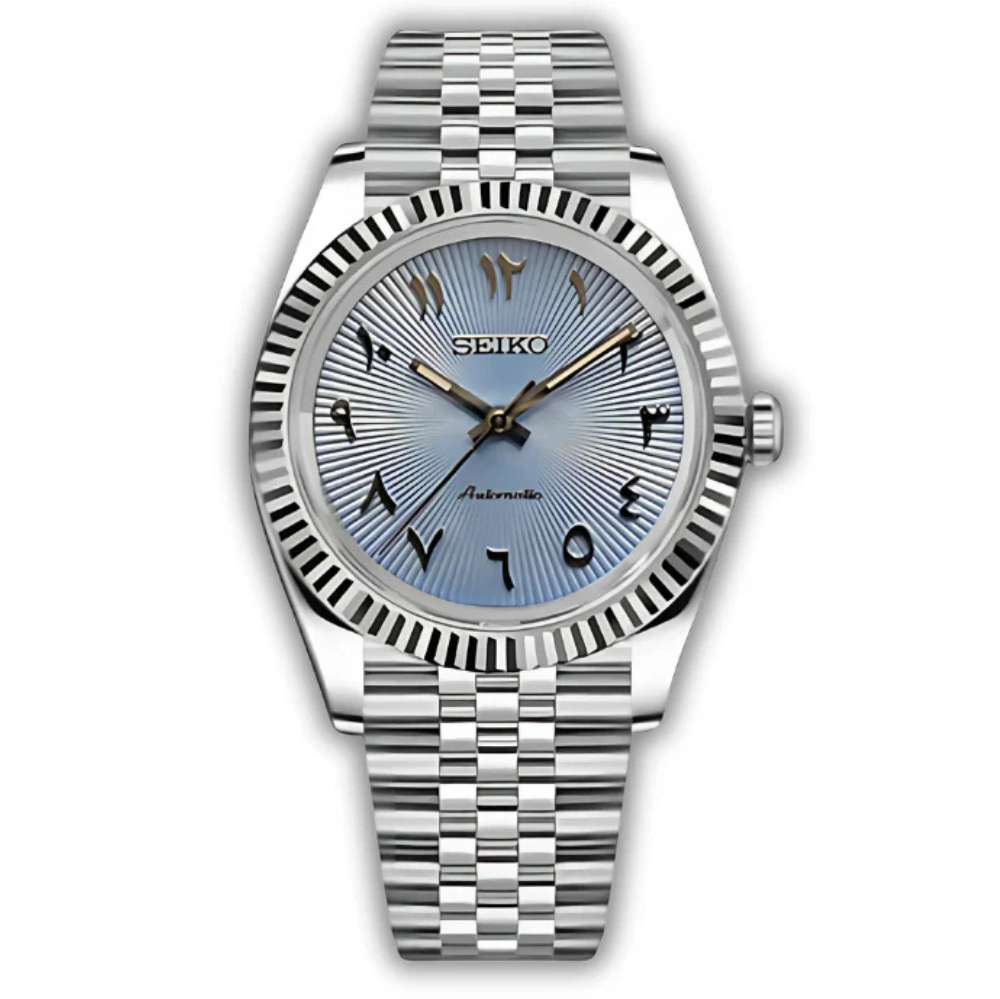DATEJUST MOD (ARABIC LIGHT BLUE)