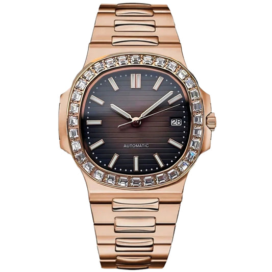 SILLNAUT ROSE GOLD GEMED BROWN MOD