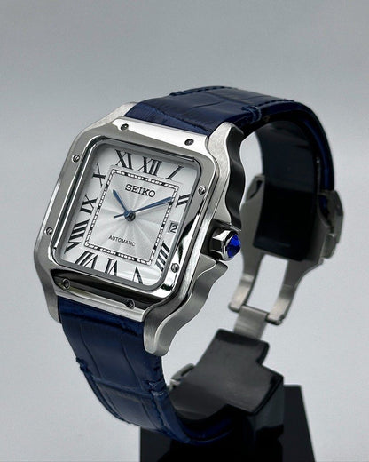 SILLVANTOS WHITE (BLUE LEATHER STRAP) MOD