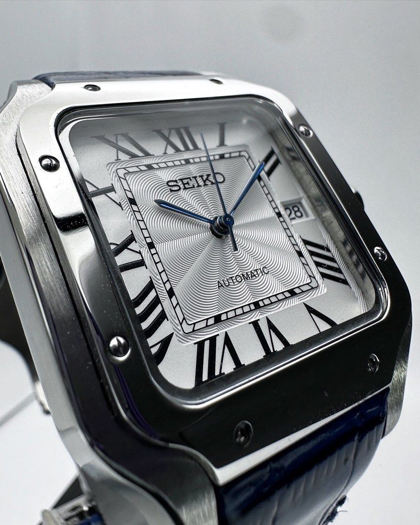 SILLVANTOS WHITE (BLUE LEATHER STRAP) MOD