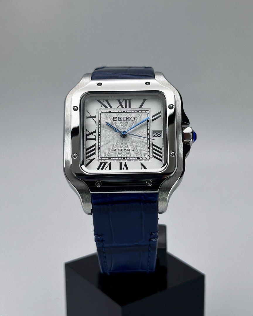 SILLVANTOS WHITE (BLUE LEATHER STRAP) MOD