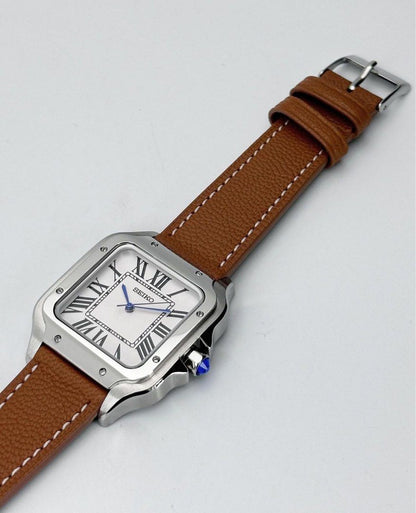 SILLVANTOS WHITE (LEATHER STRAP) MOD