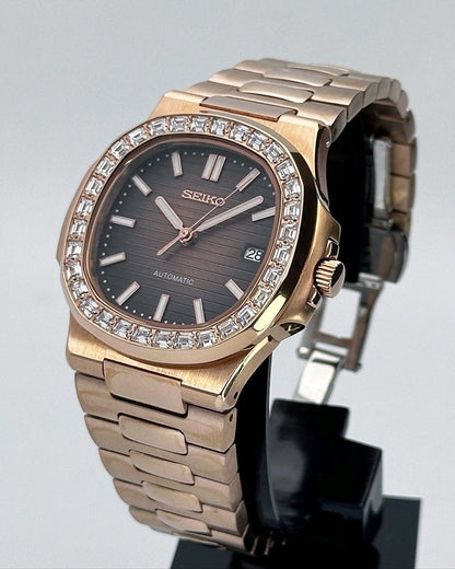 SILLNAUT ROSE GOLD BROWN MOD (DIAMOND)
