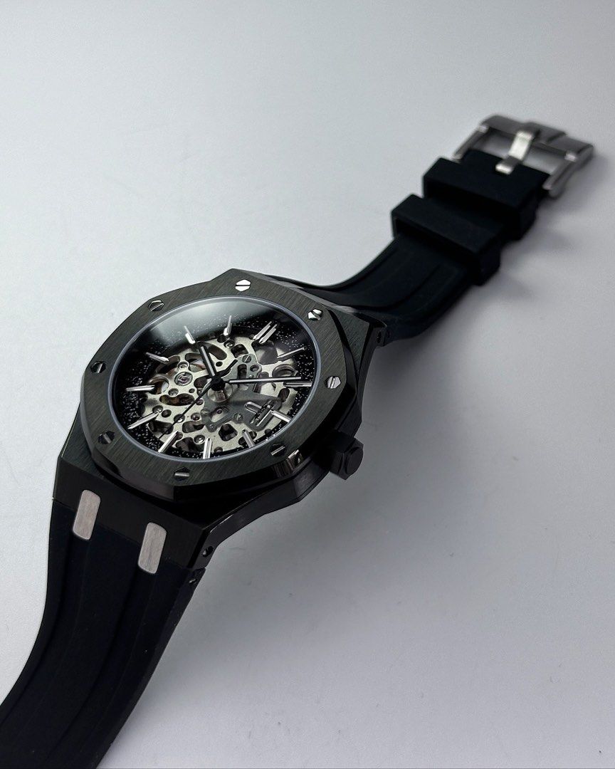 OAK SKELETON BLACKED OUT MOD ( Rubber band )