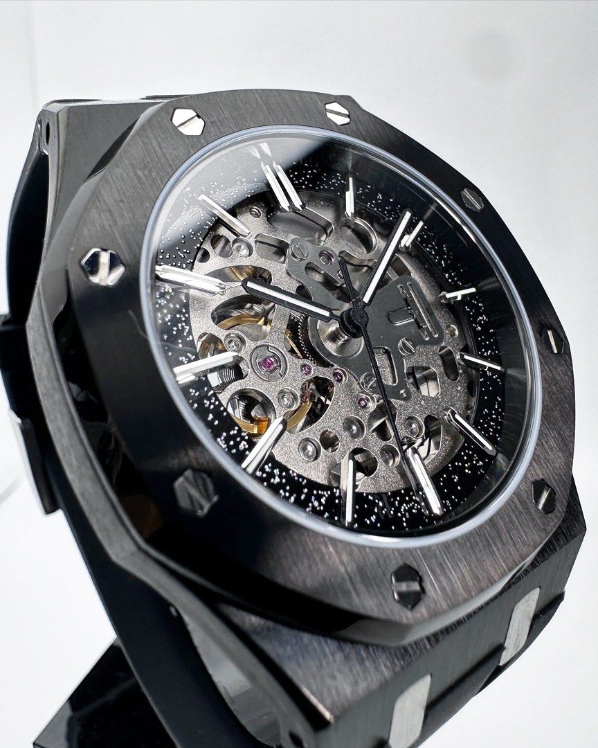 OAK SKELETON BLACKED OUT MOD ( Rubber band )