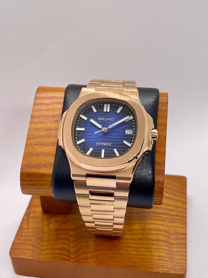 SILLNAUT MOD ROSE GOLD ( BLUE DIAL )