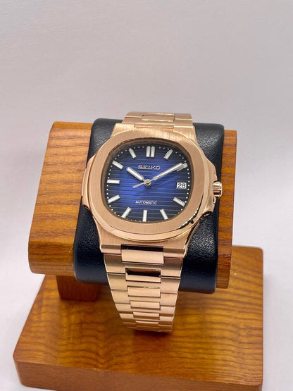 SILLNAUT MOD ROSE GOLD ( BLUE DIAL )