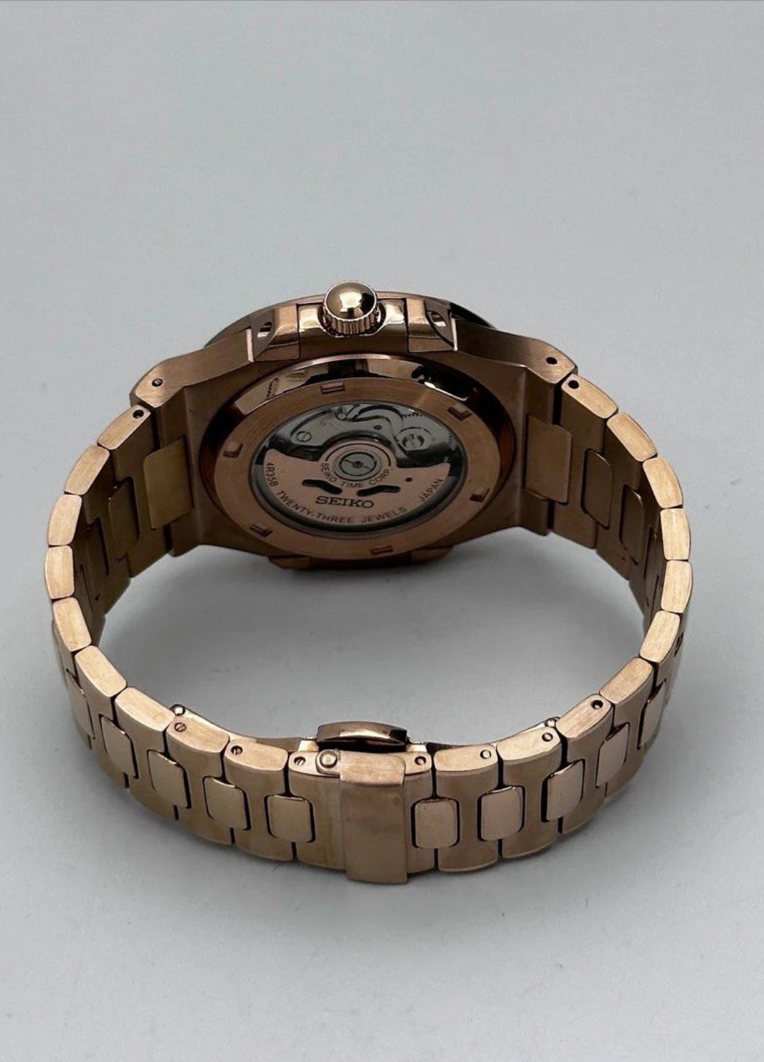 SILLNAUT ROSE GOLD OPEN HEART BLACK MOD